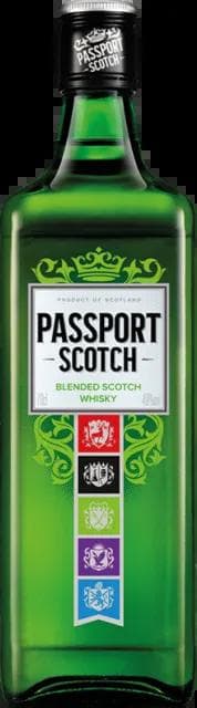 Passport Scotch bottle