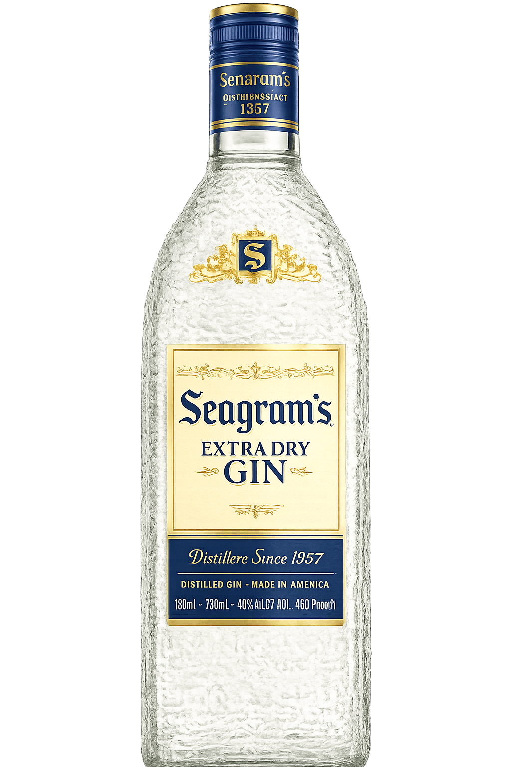 Seagram's Gin bottle